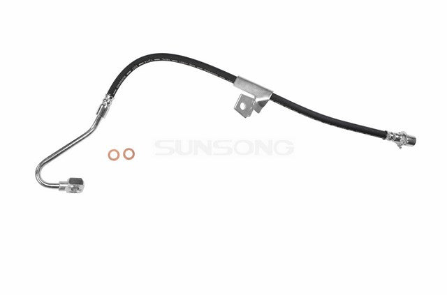 Sunsong Brake Hydraulic Hose P/N:2201293 Fits: Chevrolet Blazer 05-00, Chevrolet S10 04-00, GMC Jimmy 05-00, GMC Sonoma 04-00, Oldsmobile Bravada 01-00 - Image 1