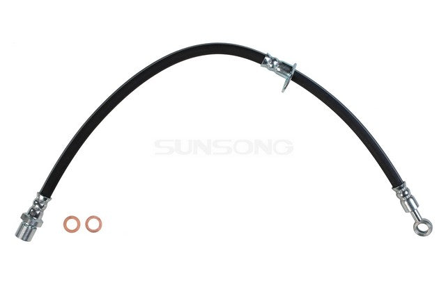 Sunsong Brake Hydraulic Hose P/N:2201336 Fits: Saab 9-2x 06-05, Subaru Impreza 16-02, Subaru Legacy 00-99, Subaru Legacy 09-02 - Image 1