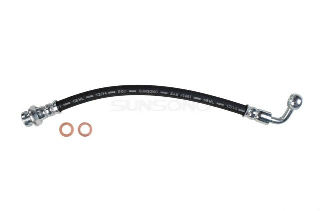 Sunsong Brake Hydraulic Hose P/N:2201386 Fits: Infiniti G25 12-11, Infiniti G35 2008, Infiniti G37 13-09, Infiniti Q40 2015, Nissan 370z 15-09 - Image 1