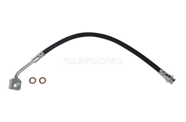 Sunsong Brake Hydraulic Hose P/N:2201402 Fits: Buick Enclave 17-08, Chevrolet Traverse 17-09, GMC Acadia 16-07, GMC Acadia Limited 2017, Saturn Outlook 10-07 - Image 1