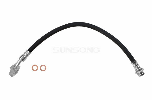 Sunsong Brake Hydraulic Hose P/N:2201405 Fits: Buick Enclave 17-08, Chevrolet Traverse 17-09, GMC Acadia 16-07, GMC Acadia Limited 2017, Saturn Outlook 10-07 - Image 1