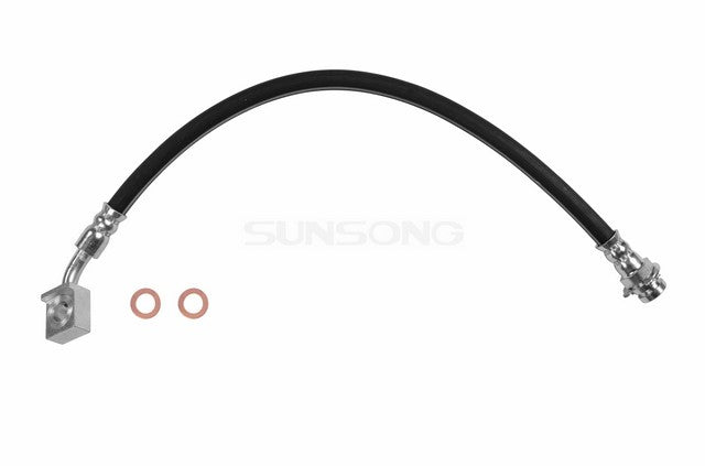 Sunsong Brake Hydraulic Hose P/N:2201406 Fits: Buick Enclave 17-08, Chevrolet Traverse 17-09, GMC Acadia 16-07, GMC Acadia Limited 2017, Saturn Outlook 10-07 - Image 1