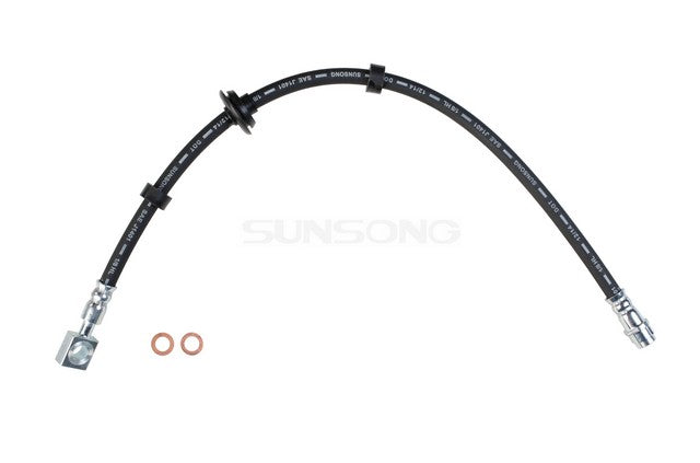 Sunsong Brake Hydraulic Hose P/N:2201440 Fits: Mercedes-benz Ml320 03-98, Mercedes-benz Ml350 05-03, Mercedes-benz Ml430 01-99, Mercedes-benz Ml500 05-02, Mercedes-benz Ml500 15-13, Mercedes-benz Ml55 Amg 03-00 - Image 1