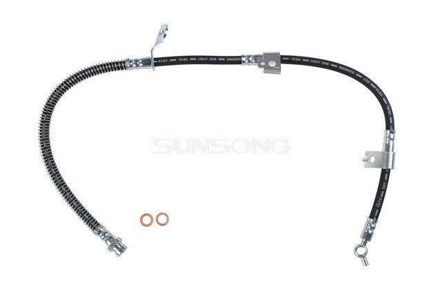 Sunsong Brake Hydraulic Hose P/N:2201701 Fits: Hyundai Azera 11-06, Hyundai Sonata 10-06 - Image 1
