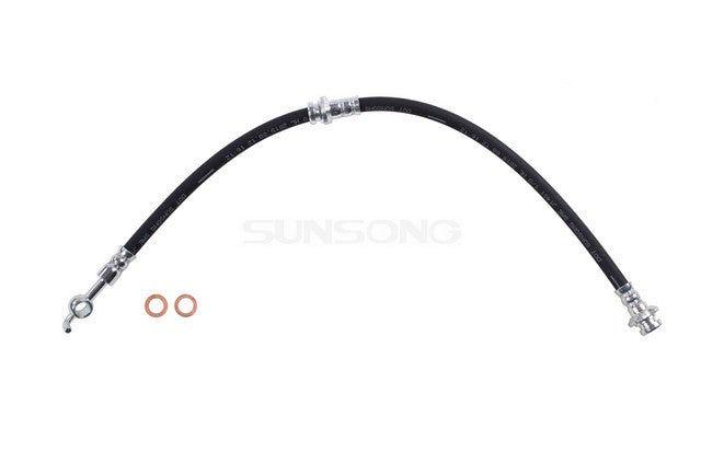 Sunsong Brake Hydraulic Hose P/N:2201708 Fits: Isuzu Pickup 87-84, Isuzu Trooper 86-84, Nissan 300zx 89-84 - Image 1