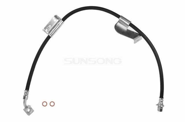 Sunsong Brake Hydraulic Hose P/N:2201812 Fits: Chevrolet Express 2500, Chevrolet Express 3500, Chevrolet Express 4500, Chevrolet Express Cargo, Chevrolet Express Pasajeros, GMC Savana 2500, GMC Savana 3500, GMC Savana 4500 - Image 1