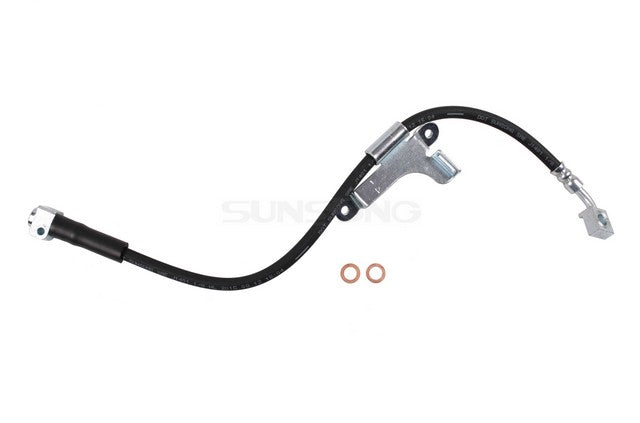 Sunsong Brake Hydraulic Hose P/N:2201857 Fits: Buick Rainier 07-06, Chevrolet Trailblazer 09-06, Chevrolet Trailblazer Ext 2006, GMC Envoy 09-06, GMC Envoy Xl 2006, Isuzu Ascender 08-06, Saab 9-7x 09-06 - Image 1