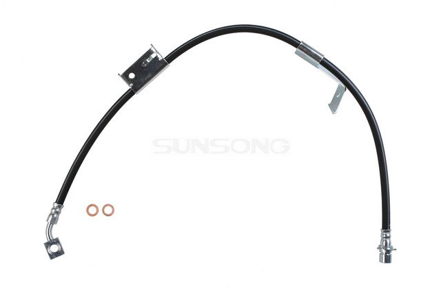 Sunsong Brake Hydraulic Hose P/N:2201866 Fits: Chevrolet Express 2500, Chevrolet Express 3500, Chevrolet Express 4500, Chevrolet Express Cargo, Chevrolet Express Pasajeros, GMC Savana 2500, GMC Savana 3500, GMC Savana 4500 - Image 1
