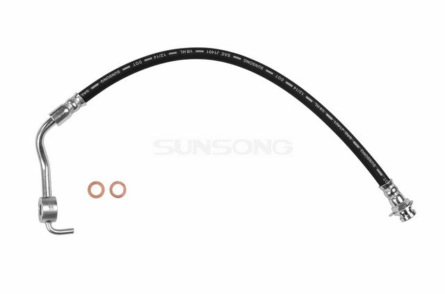 Sunsong Brake Hydraulic Hose P/N:2201906 Fits: Ford E-250 Econoline 76-75, Ford E-250 Econoline Club Wagon 76-75, Ford E-350 Econoline 1975 - Image 1