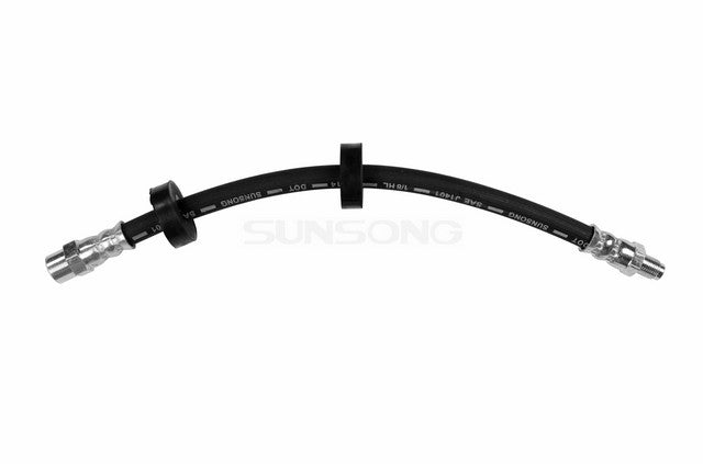 Sunsong Brake Hydraulic Hose P/N:2201967 Fits: Volkswagen Atlantic 84-82, Volkswagen Caribe 83-82, Volkswagen Jetta 84-80, Volkswagen Rabbit 80-77, Volkswagen Rabbit Convertible 1980, Volkswagen Rabbit Pickup 1980, Volkswagen Scirocco 81-79 - Image 1