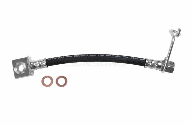 Sunsong Brake Hydraulic Hose P/N:2201973 Fits: Ford F-250 Super Duty 04-02, Ford F-250 Super Duty 16-11, Ford F-350 Super Duty 04-02, Ford F-350 Super Duty 16-10, Ford F-450 Super Duty 12-11 - Image 1