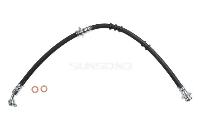 Sunsong Brake Hydraulic Hose P/N:2202151 Fits: Infiniti I30 2001, Infiniti I35 04-02, Nissan Altima 2006, Nissan Maxima 03-02 - Image 1