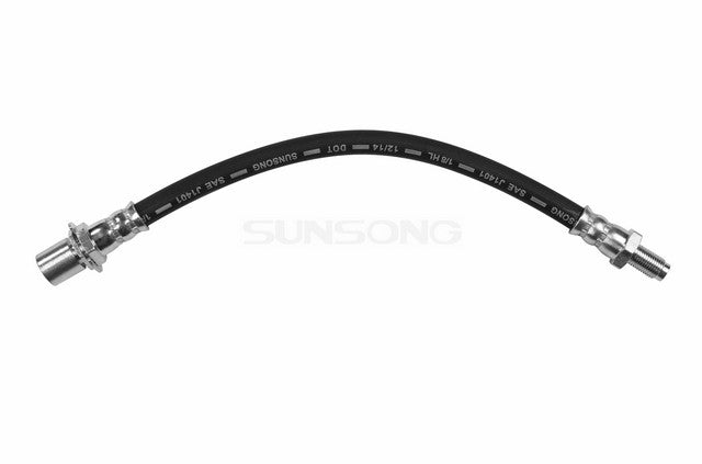 Sunsong Brake Hydraulic Hose P/N:2202210 Fits: Toyota Carina 73-72, Toyota Celica 85-71, Toyota Corolla 86-80, Toyota Corona 82-79, Toyota Cressida 82-78, Toyota Tercel 82-80, Toyota Tercel 86-85, Toyota Van 86-84 - Image 1