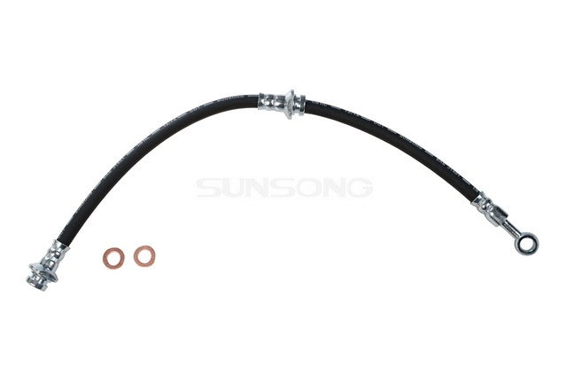 Sunsong Brake Hydraulic Hose P/N:2202358 Fits: Chevrolet Sprint 88-85, Nissan Stanza 85-82, Pontiac Firefly 1985, Pontiac Firefly 1988 - Image 1