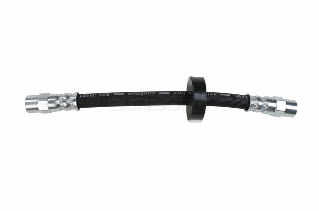 Sunsong Brake Hydraulic Hose P/N:2202416 Fits: Audi 100 Series, Audi 200, Audi 5000, Audi A6, Audi Coupe, Audi Fox, Volkswagen Dasher, Volkswagen Passat, Volkswagen Quantum, Volkswagen Scirocco, Volkswagen Vanagon - Image 1