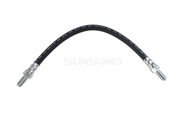 Sunsong Brake Hydraulic Hose P/N:2202540 Fits: Jaguar Vanden Plas 89-82, Jaguar Xj12 79-74, Jaguar Xj6 89-75, Jaguar Xjs 84-76, Mercury Capri 77-70, Saab 900 93-79, Saab 99 80-75, Triumph Tr7 81-75, Triumph Tr8 81-80 - Image 1