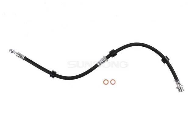Sunsong Brake Hydraulic Hose P/N:2202578 Fits: Mitsubishi Lancer 15-09, Mitsubishi Outlander 16-12, Mitsubishi Outlander Sport 16-14, Mitsubishi Rvr 14-11 - Image 1