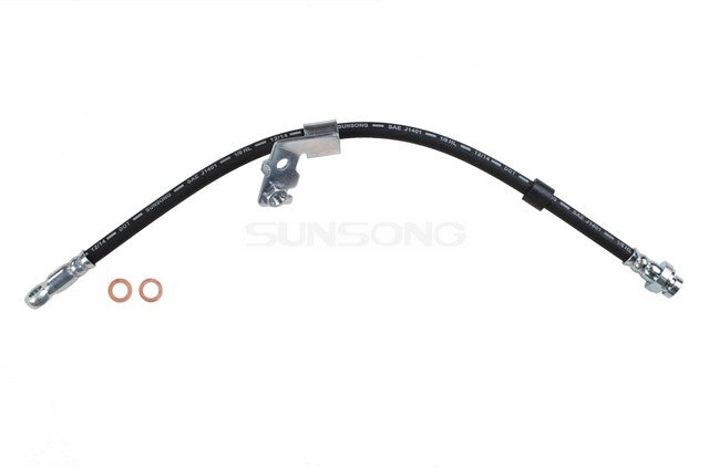 Sunsong Brake Hydraulic Hose P/N:2202602 Fits: Chrysler 200 14-11, Chrysler Sebring 10-07, Dodge Avenger 14-08, Dodge Caliber 12-07, Jeep Compass 17-07, Jeep Patriot 17-07 - Image 1