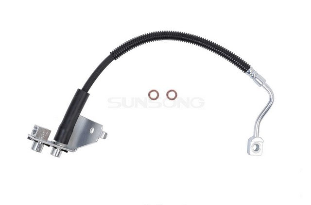 Sunsong Brake Hydraulic Hose P/N:2202633B Fits: Chevrolet Express 1500, Chevrolet Express 2500, Chevrolet Express 3500, Chevrolet Express Cargo, Chevrolet Express Pasajeros, GMC Savana 1500, GMC Savana 2500, GMC Savana 3500 - Image 1