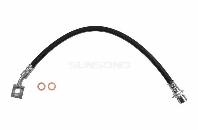Sunsong Brake Hydraulic Hose P/N:2202754 Fits: Cadillac Escalade, Cadillac Escalade Esv, Chevrolet Cheyenne, Chevrolet Silverado 1500, Chevrolet Silverado 1500 Ld, Chevrolet Tahoe, GMC Sierra, GMC Sierra 1500, GMC Sierra 1500 Limited, GMC Yukon - Image 1