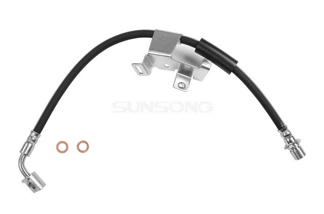 Sunsong Brake Hydraulic Hose P/N:2202757 Fits: Cadillac Escalade, Cadillac Escalade Esv, Cadillac Escalade Ext, Chevrolet Avalanche, Chevrolet Cheyenne, Chevrolet Colorado, Chevrolet Silverado 1500, Chevrolet Silverado 1500 Ld, Chevrolet Suburban - Image 1