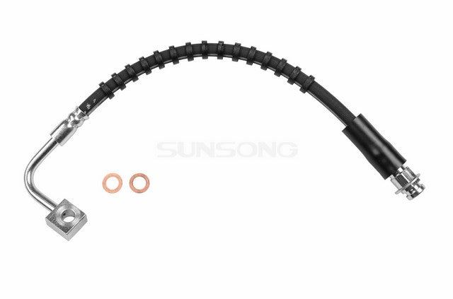 Sunsong Brake Hydraulic Hose P/N:2202767 Fits: Chrysler TOWN &amp; COUNTRY 12-08, Dodge Grand Caravan 12-08, Dodge Grand Caravan 20-18, Ram C/v 13-12, Ram C/v 2015, Volkswagen Routan 14-09 - Image 1