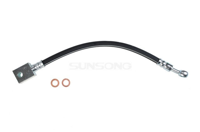 Sunsong Brake Hydraulic Hose P/N:2202808 Fits: Infiniti Ex35, Infiniti Ex37, Infiniti Fx35, Infiniti Fx37, Infiniti G25, Infiniti G35, Infiniti G37, Infiniti M35, Infiniti M35h, Infiniti M37 - Image 1