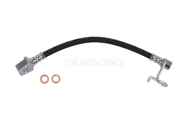 Sunsong Brake Hydraulic Hose P/N:2202879 Fits: Ford F-53 Motorhome Chassis 09-06, Ford F-53 Motorhome Chassis 19-11, Ford F-59 Commercial Stripped Chassis 19-15 - Image 1
