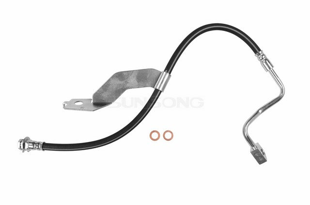 Sunsong Brake Hydraulic Hose P/N:2202905 Fits: Ford F-250 09-08, Ford F-250 Super Duty 12-08, Ford F-350 Super Duty 12-08 - Image 1
