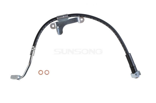 Sunsong Brake Hydraulic Hose P/N:2202916 Fits: Buick Rainier, Chevrolet Ssr, Chevrolet Trailblazer, Chevrolet Trailblazer Ext, GMC Envoy, GMC Envoy Xl, GMC Envoy Xuv, Isuzu Ascender, Oldsmobile Bravada, Saab 9-7x - Image 1