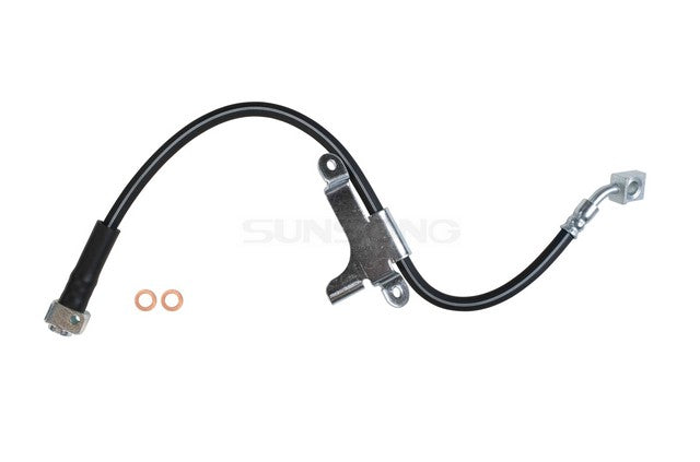 Sunsong Brake Hydraulic Hose P/N:2202917 Fits: Buick Rainier 07-06, Chevrolet Trailblazer 09-06, Chevrolet Trailblazer Ext 2006, GMC Envoy 09-06, GMC Envoy Xl 2006, Isuzu Ascender 08-06, Saab 9-7x 09-06 - Image 1
