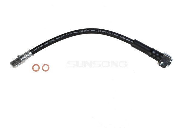 Sunsong Brake Hydraulic Hose P/N:2202921 Fits: Buick Rainier, Chevrolet Ssr, Chevrolet Trailblazer, Chevrolet Trailblazer Ext, GMC Envoy, GMC Envoy Xl, GMC Envoy Xuv, Isuzu Ascender, Oldsmobile Bravada, Saab 9-7x - Image 1
