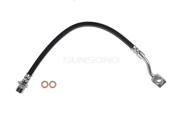 Sunsong Brake Hydraulic Hose P/N:2202932 Fits: Chevrolet Silverado 2500, Chevrolet Silverado 2500 Hd, Chevrolet Silverado 3500, Chevrolet Silverado 3500 Hd, Chevrolet Suburban 2500, GMC Sierra 2500 Hd, GMC Sierra 3500 Hd, GMC Yukon Xl 2500 - Image 1