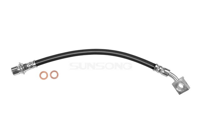 Sunsong Brake Hydraulic Hose P/N:2202933 Fits: Cadillac Escalade 14-07, Cadillac Escalade Esv 13-07, Cadillac Escalade Ext 13-07, Chevrolet Avalanche 13-07, Chevrolet Suburban 1500 14-07, Chevrolet Tahoe 14-07, GMC Yukon 14-07, GMC Yukon Xl 1500 13-07 - Image 1