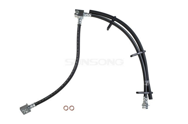 Sunsong Brake Hydraulic Hose P/N:2202991 Fits: Ford E-150, Ford E-150 Econoline, Ford E-250, Ford E-250 Econoline, Ford E-350 Club Wagon, Ford E-350 Econoline, Ford E-350 Econoline Club Wagon, Ford E-350 Super Duty - Image 1