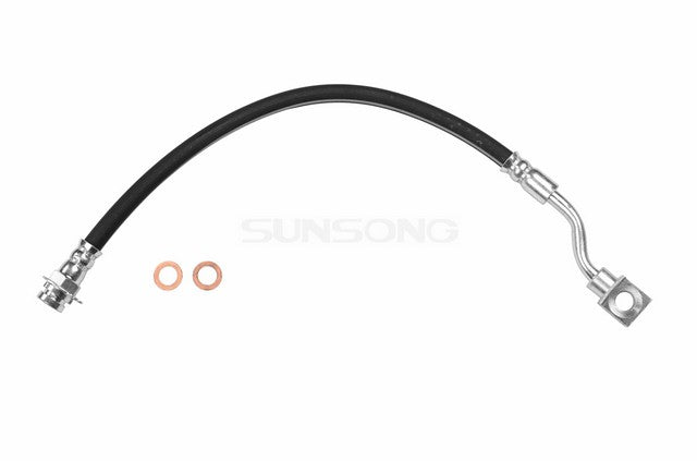 Sunsong Brake Hydraulic Hose P/N:2202995 Fits: Chevrolet Silverado 2500, Chevrolet Silverado 2500 Hd, Chevrolet Silverado 2500 Hd Classic, Chevrolet Silverado 3500, Chevrolet Silverado 3500 Classic, Chevrolet Suburban 2500, GMC Sierra 2500 - Image 1