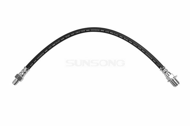 Sunsong Brake Hydraulic Hose P/N:2203002 Fits: Chevrolet Truck, Dodge B-1, Dodge B-1 Truck, Dodge B-2, Dodge B-3, Dodge B-4 Truck, Dodge C-1 Truck, Dodge C-3, Dodge C-4, Dodge D200 Pickup - Image 1