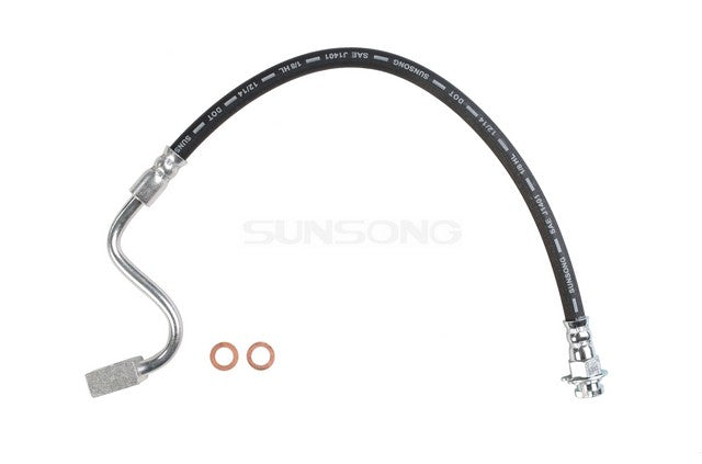 Sunsong Brake Hydraulic Hose P/N:2203006 Fits: Ford E-250 Econoline 76-75, Ford E-350 Econoline 76-75 - Image 1