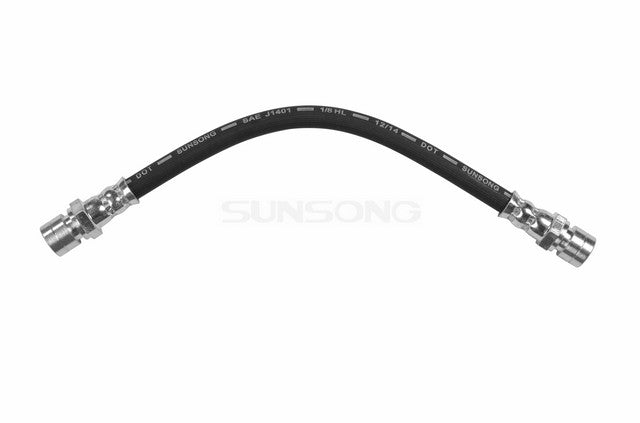 Sunsong Brake Hydraulic Hose P/N:2203021 Fits: Porsche 914, Volkswagen 411, Volkswagen 412, Volkswagen Beetle, Volkswagen Campmobile, Volkswagen Combi, Volkswagen Fastback, Volkswagen Karmann Ghia, Volkswagen Squareback, Volkswagen Transporter - Image 1