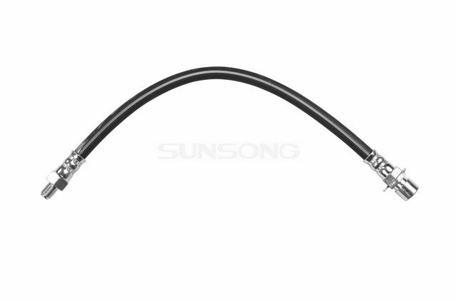 Sunsong Brake Hydraulic Hose P/N:2203029 Fits: Ford Fairlane, Ford Falcon, Ford Maverick, Ford Mustang, Ford Ranch Wagon, Ford Ranchero, Ford Torino, Mercury Comet, Mercury Cougar, Mercury Cyclone, Mercury Montego - Image 1