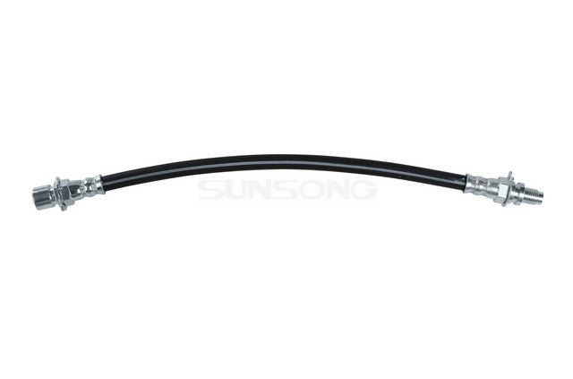 Sunsong Brake Hydraulic Hose P/N:2203030 Fits: Chevrolet C20 Pickup 1970, Chevrolet C30 Pickup 1970, Chevrolet Camaro 1967, Chevrolet Chevelle 67-66, Chevrolet Chevy Ii 67-66, Chevrolet El Camino 67-66, Chevrolet Malibu 67-66, GMC C25/c2500 Pickup 1970 - Image 1