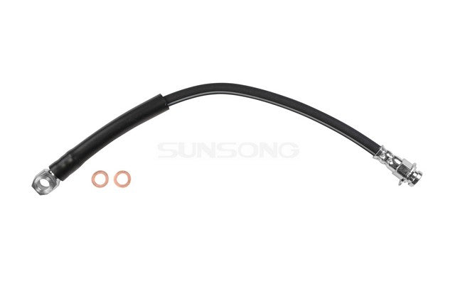 Sunsong Brake Hydraulic Hose P/N:2203048 Fits: Buick Skylark 1979, Cadillac Seville 1979, Chevrolet Camaro 81-79, Chevrolet Nova 1979, Oldsmobile Omega 1979, Pontiac Firebird 81-79, Pontiac Phoenix 1979 - Image 1