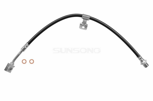 Sunsong Brake Hydraulic Hose P/N:2203088 Fits: Chevrolet C30 78-75, Chevrolet C30 Pickup 1974, Chevrolet P30 1978, GMC C35 78-75, GMC C35/c3500 Pickup 1974 - Image 1