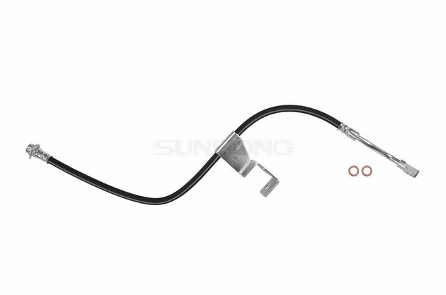 Sunsong Brake Hydraulic Hose P/N:2203095 Fits: Chevrolet K1500 Suburban, Chevrolet K2500, Chevrolet K2500 Suburban, Chevrolet K3500, GMC K1500 Suburban, GMC K2500, GMC K2500 Suburban, GMC K3500 - Image 1