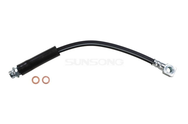 Sunsong Brake Hydraulic Hose P/N:2203144 Fits: Buick Lesabre 99-94, Buick Park Avenue 96-94, Oldsmobile 88 99-94, Oldsmobile 98 96-94, Oldsmobile Lss 99-96, Oldsmobile Regency 98-97, Pontiac Bonneville 99-94 - Image 1