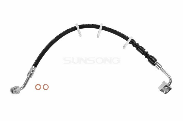 Sunsong Brake Hydraulic Hose P/N:2203172 Fits: Ford E-250, Ford E-250 Econoline, Ford E-350 Club Wagon, Ford E-350 Econoline, Ford E-350 Econoline Club Wagon, Ford E-350 Super Duty, Ford E-450 Econoline Super Duty, Ford E-450 Super Duty - Image 1