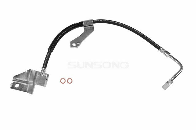 Sunsong Brake Hydraulic Hose P/N:2203181 Fits: Ford Expedition 98-97, Ford F-150 01-97, Ford F-250 00-97, Ford Lobo 2000, Ford Lobo 98-97 - Image 1