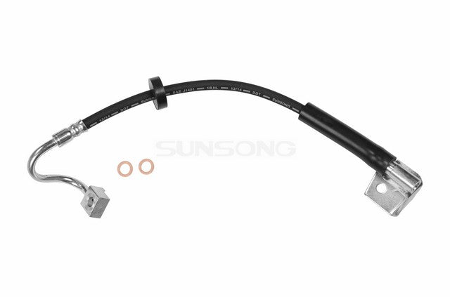 Sunsong Brake Hydraulic Hose P/N:2203280 Fits: Ford Crown Victoria 11-03, Ford Grand Marquis 04-03, Lincoln Town Car 11-03, Mercury Grand Marquis 11-03, Mercury Marauder 04-03 - Image 1