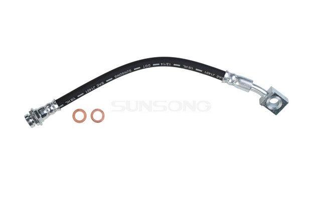 Sunsong Brake Hydraulic Hose P/N:2203288 Fits: Cadillac Escalade, Cadillac Escalade Esv, Cadillac Escalade Ext, Chevrolet Avalanche 1500, Chevrolet Sonora, Chevrolet Suburban 1500, Chevrolet Tahoe, GMC Yukon, GMC Yukon Xl 1500 - Image 1