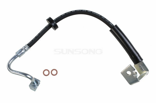 Sunsong Brake Hydraulic Hose P/N:2203298 Fits: Ford Crown Victoria 11-03, Ford Grand Marquis 04-03, Lincoln Town Car 11-03, Mercury Grand Marquis 11-03, Mercury Marauder 04-03 - Image 1